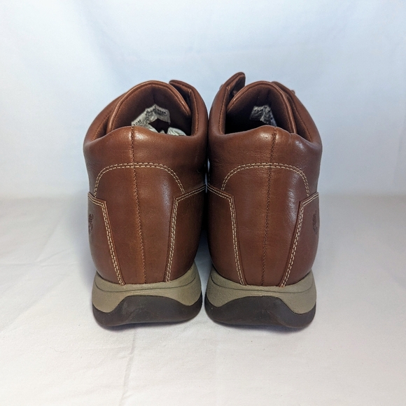 Timberland Smart Casual Shoe Womens Sz 10 M Leather Brown Low Top Boots 76358 - Picture 4 of 9
